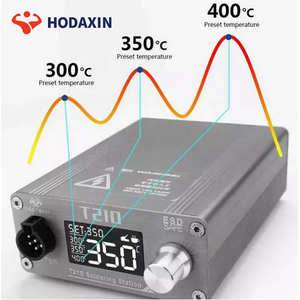 Estación de Soldadura Inteligente OSS T210, 75W, Pantalla Digital LED Electrónica, <span class=keywords><strong>con</strong></span> Puntas de Soldadura C210 - Product Image 4