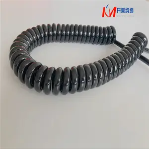 2-core 3-core 4-core 5-core 20AWG 24AWG 26AWG Coiled Cable Electrical Telescopic Cable Spiral Cable Wire