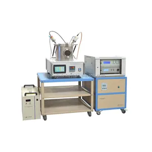 Laboratory High Vacuum Magnetron Plasma Sputtering Coater with 2 Inch DC/RF Dual-Head - VTC-600-2HD-LD