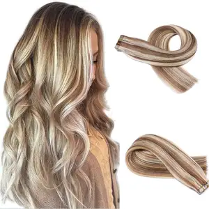 Hete Verkopende Tape In Human Hair Extensions Indiase Maagdelijke Cuticula Intace Tape Ins Verlengstuk In Hair Extensions 100 Mensenhaar