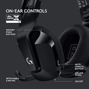 Auriculares inalámbricos <span class=keywords><strong>Logitech</strong></span> G733 RGB de alta calidad 2025, auriculares ligeros, auriculares para juegos Lightspeed - Product Image 5
