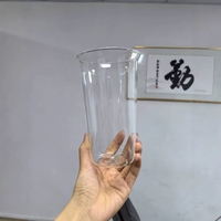 Verres à cocktail et à boisson froide en verre soufflé à la main, transparents, hauts et fins, pour jus, vente en gros