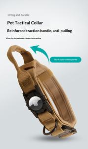 Kalung Anjing LED Taktis Nylon dengan Tempat Chip Pelacak, Menyala dalam Gelap, Tahan Air, Dapat Diisi Ulang via USB, OEM - Product Image 4