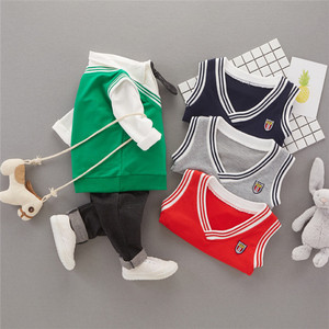 Ensemble de vêtements pour garçons, veste et t-shirt à col en V pour enfants, jeans de marque, lots en provenance de fabricants chinois - Product Image 4