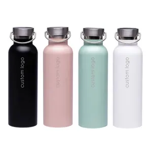 Bottle Water Hot Selling 18/8 Stainless Steel Sports Water Bottle 750ml Insulated Narrow Mouth Flask