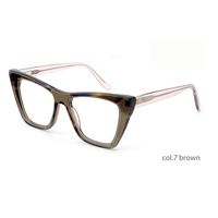 Montures de lunettes de vue œil-de-chat tendance pour femmes, nouvelle collection 2025, multicolores, pour usage quotidien et professionnel