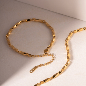 Tobillera de Acero Inoxidable de Moda, Brazalete Ajustable con Diseño de Banda de Mobius de Agustín <span class=keywords><strong>Ferdinand</strong></span> para Mujer - Product Image 3