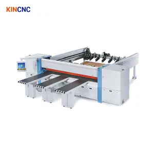 KINCNC Woodworking Automatic Cnc Panel Timber Cutting Saw Computer Wood Saw Machine For Sip Panel
