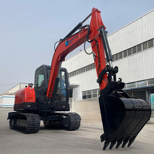 China <span class=keywords><strong>6</strong></span> Ton Graafmachine Yanmar Motor Constructie En Landbouw Grote Cabine Rupsgraafmachine - Product Image 3