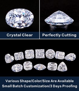 White 5A AAAAA Round Zircon <strong>Machine</strong> <strong>Cut</strong> Cubic Zirconia Loose Stones CZ Stone Synthetic Gemstone 100pcs/bag - Product Image 3