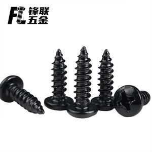 Tornillos Autorroscantes de Cabeza Phillips Negros de Acero Inoxidable 304 Fenglian M1 M6 de Cabeza Redonda para Uso Industrial - Product Image 2