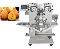 Nouvelle machine à coxinha industrielle automatique Yucheng 220V à commande tactile, grande capacité, en acier inoxydable SUS304, pour la fabrication d'empanadas