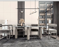 Armoire de présentation de whisky et de vin de luxe haut de gamme, design moderne en bois avec rangement pour bar, pour salon