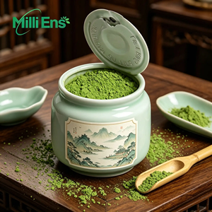 Matcha Ceremonial Japonés Premium en Polvo, Molido en Piedra, Cultivado en Sombra, de Lujo, Sin Amargor, Opciones de Etiqueta Personalizada - Product Image 1