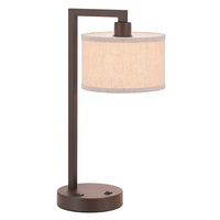 Lampe de bureau de lecture personnalisée Lampe de chevet en fer USB pour salon