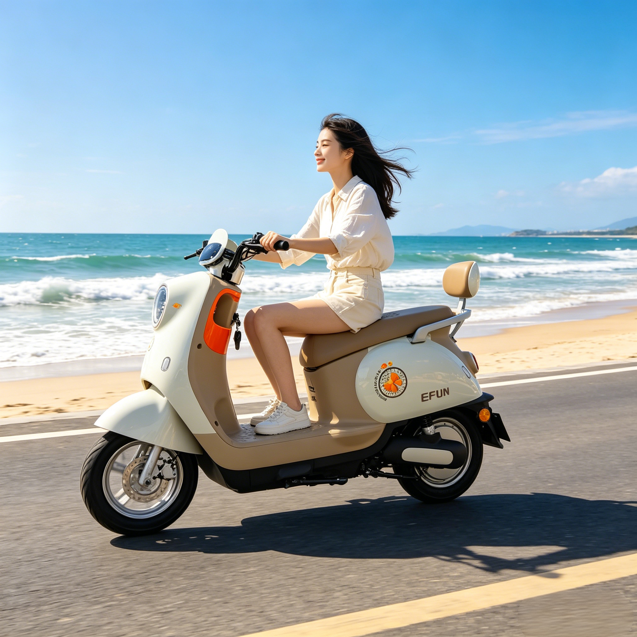 1500W Powerful Adult Electric Scooter Front Rear Disc Brake Detachable Battery Daily Commuting