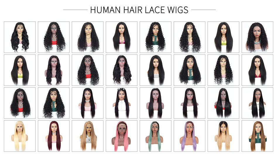 Perruques de cheveux humains