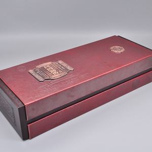 Boîtes d'emballage en papier de luxe sur mesure pour cadeaux, emballage de produits haut de gamme, boîtes d'expédition pour bouteilles de vin, emballage de boîtes cadeaux pour vin, vente en gros - Product Image 3
