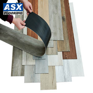 ODM OEM-Baldosas de plástico para interiores y baño, tablones de vinilo de pvc con parte trasera seca y pegamento, venta al por mayor - Product Image 1