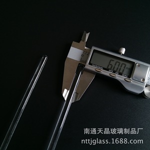 Varilla de agitación de vidrio de laboratorio Tianjing de 6x200 mm de borosilicato alto para mezcla química - Product Image 2