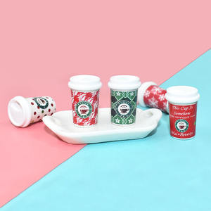 Nouvelles breloques en résine en forme de mini-tasses à café, accessoires miniatures pour jeux de simulation alimentaire, pour la décoration de coques de téléphone portable DIY - Product Image 6