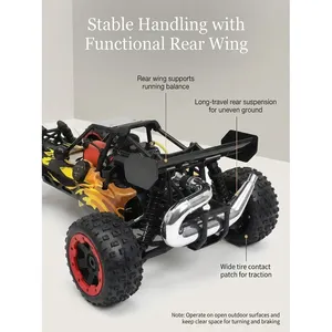 Producción de Fábrica, Rovan Rofun Baja 5B, Auto Buggy de Carreras RC 2.4G, 80km/h, Escala 1/5, <span class=keywords><strong>Motor</strong></span> de <span class=keywords><strong>Gasolina</strong></span> de 2 Tiempos, 29CC - Product Image 2