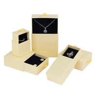 Fabrik Großhandel Custom Logo Schmuck Verpackung Schieben Offene Papp schublade Geschenk box Für Halskette
