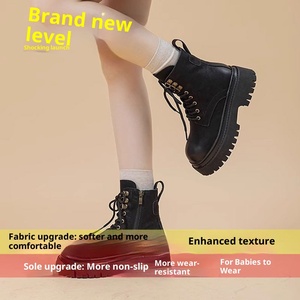 Stivaletti Vintage Europei in Morbida Pelle per Donna, Nuovi Stivali Martin Autunnali - Lucidi, Dolci e Alla Moda - Product Image 6