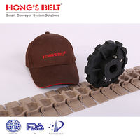 Hongsbelt HS-880-12T : Chaîne en plastique série 880, pignon de roue à entraînement divisé, pignon de convoyeur