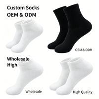 Calcetines Deportivos Transpirables Acolchados de Punto Blanco Gris Claro con Logotipo Personalizado, Calcetines Deportivos de Media Caña que Absorben la Humedad