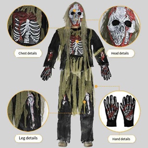 Série de costumes d'<span class=keywords><strong>horreur</strong></span> zombie, costumes de maison hantée, costumes pour la performance de zombie, cosplay d'Halloween - Product Image 2