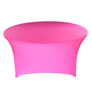 Ngà 5ft Được Trang Bị Bàn Tròn Spandex Khăn Trải Bàn Co Giãn Cho Đám Cưới, Tiệc, Tiệc - Product Image 3