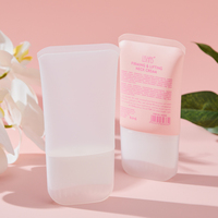 Tube vide de 120 ml pour soins du cuir chevelu, en plastique PE, avec brosse de massage du cuir chevelu