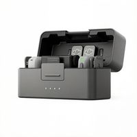 Micro sans fil Mic Mini 2 (2 émetteurs + 1 récepteur + étui de charge) pour une portée de 400 m, compatible avec les appareils iPhone/Android, batterie 8H