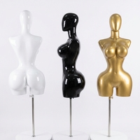 Maniquíes de Plástico de Talla Grande para Mujer Afroamericana, con Pechos Grandes y Trasero Grande, para Exhibición en Tiendas de Ropa