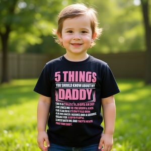 5 cosas que deberías saber sobre la camiseta My Daddy para niños y adolescentes - Product Image 3