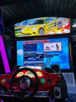 Machine d'arcade de course à siège 4D à mouvement, simulateur de conduite automobile LCD 4K HD à monnayeur pour centres de jeux et lieux de divertissement familial (FEC)