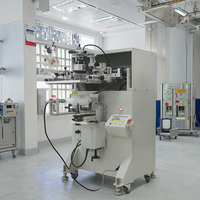 Máquina de Serigrafía Semiautomática para Botellas de Alta Calidad y Gran Tamaño, Modelos S350, S650, S1000, para Plástico