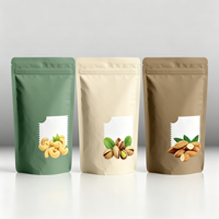Sachet d'emballage alimentaire transparent en aluminium pour snacks, noix, fruits de mer séchés et bonbons