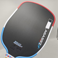Raket Pickleball Serat Karbon Toray T700 2026 Ben Johns Pro V Rally Rocket Kinetic Framework 16mm GEN5 Tapered Throat