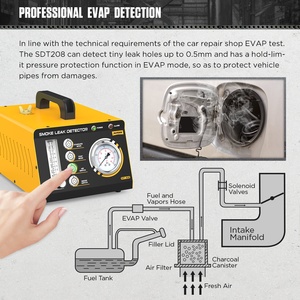 Detector de Fugas AUTOOL SDT208 para Autos, Vehículos Eléctricos, Sistema de Admisión de Aire, Turbo, Vacío, Escape, Refrigeración y Tuberías - Product Image 5