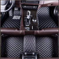 Autobo ------ Alfombrilla para Auto Completamente Rodeada para Hyundai Elantra, Alfombrilla para Piso de Auto Impermeable Antideslizante de Cuero, Accesorios para Auto