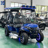 Nouveau modèle de voiturette de golf électrique, buggy de golf 6 places, batterie lithium 72V, homologuée pour la route, pour club et utilisation sur route