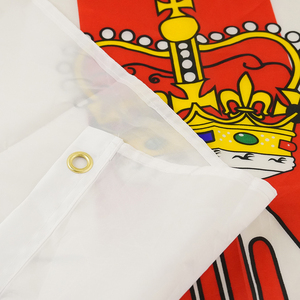 Bandera <span class=keywords><strong>de</strong></span> Casa voladora al aire libre mano roja <span class=keywords><strong>de</strong></span> Ulster <span class=keywords><strong>de</strong></span> <span class=keywords><strong>Irlanda</strong></span> del Norte 5x3 con 2 ojales para exhibición - Product Image 2