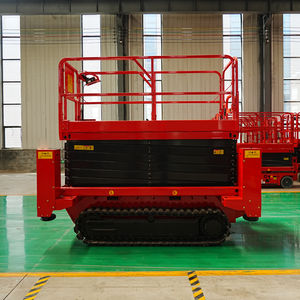 Plataformas de trabajo aéreo Todo terreno 6-14m Elevador de tijera Eléctrico Hidráulico sobre orugas Elevador de tijera autopropulsado Elevador pequeño - Product Image 4