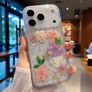 Bất Khô Hoa Long Lanh Sequins Rõ Ràng Trường Hợp Điện Thoại Cho <span class=keywords><strong>Iphone</strong></span> 17 Không Khí 16 15 14 13 12 Pro Max Trong Suốt Epoxy Silicone Bìa Capa - Product Image 6