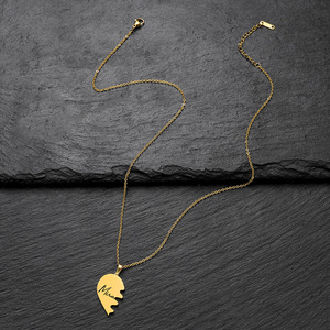 कस्टम 304 316 एल स्टेनलेस स्टील गहने हार को उत्कीर्ण शब्दों को उत्कीर्ण किया - Product Image 4