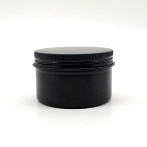 Aluminum Box Aluminum Box Customized Matte Black Aluminum Tin Box For Body Cream