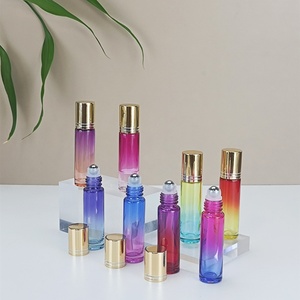 Venta al por Mayor de Envases de Perfume de Lujo Coloridos de 5 ml y 10 ml, Botellas de Vidrio Vacías con Rodillo para Aceites Esenciales - Product Image 6