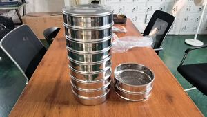 Tamiz de prueba tipo Slap para análisis de partículas en polvo, agitador de tamices Rotap con bajo nivel de ruido - Product Image 6